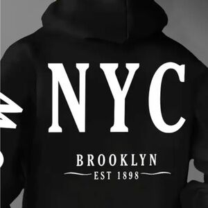 Black NYC Graphic Hoodie